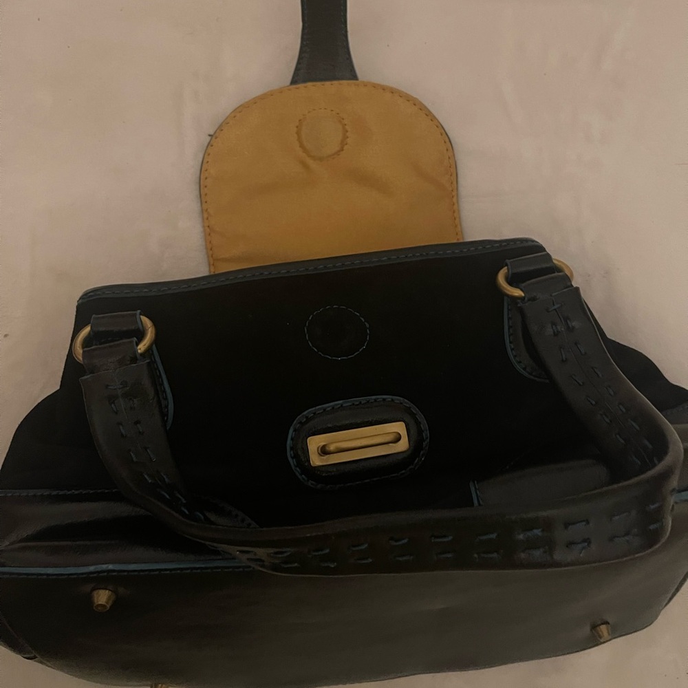 Max New York Elegant Black Leather Bag - Picture 5 of 12